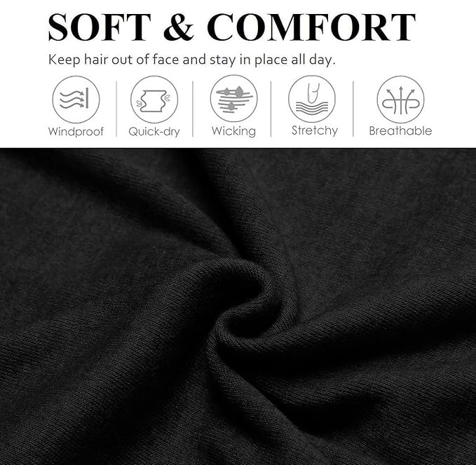 Headbands for Women 16 Pack Elastic Hair Bands for Women' Hair Non Slip Soft Cloth Fabric Headbands Womens Accessories, Neutrals Nude Solid Colors Head Bands