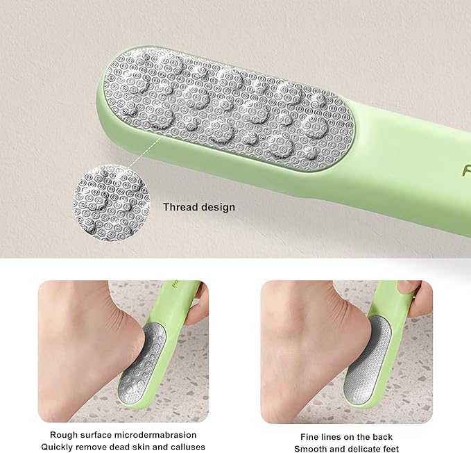 Callus Remover for Feet, Foot File & Foot Scrubber, Safe Hard Skin Removal