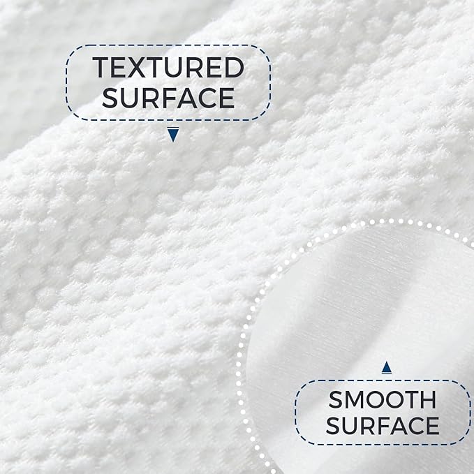 Disposable Face Towels XL,3 Travel Pack Faces Towel, 7.9" x 9.4" Large Face Towelettes Disposable,100% Viscose Fiber Extra Thick Soft Dry Wipes For Sensitive Skin,Makeup Remover,Face's Wipes,30 Count