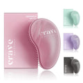 Crave Naturals Mini Detangler Hair Brush Pink – Glide Thru Hair Detangler Brush for Women, Kids & Toddlers – Gentle Scalp Care, No-Pain Tangle-Free Hairbrush for All Hair Types, Travel Hair Brush