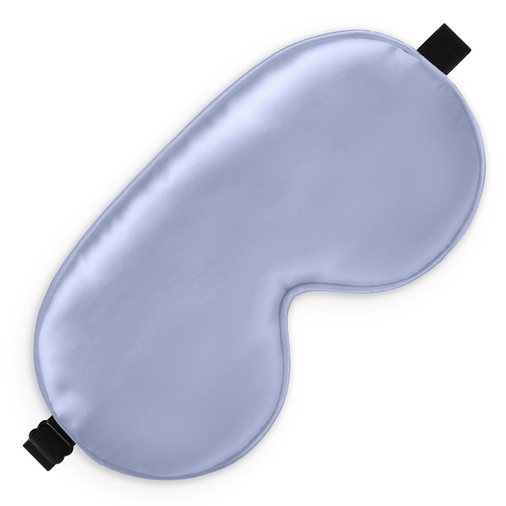 Sleep Mask, Silk Eye Mask for Sleeping with Adjustable Strap, Blindfold Eyeshade for Men & Women, Comfortable & Soft Eye Cover Eyeshade for Night Sleep (Light Purple)