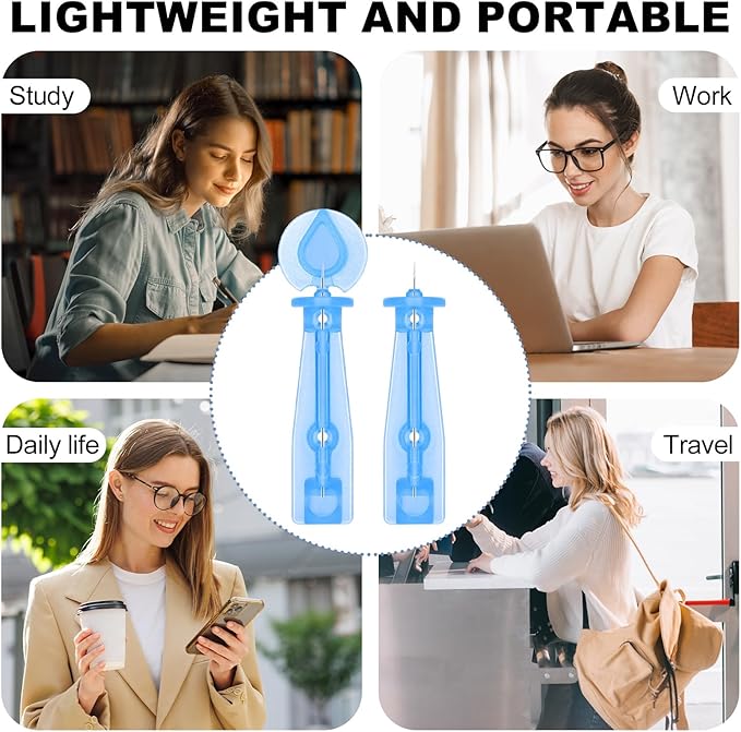Sterile Pimple Needles, 100 Pcs Disposable Acne Needles and 144 Dots Acne Pimple Stickers - Effective Blemish & Blackhead Removal Tools for Clear Skin