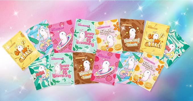 ZealSea Face Mask Skincare, 14 Pack Facial Sheet Masks, Spa Gifts for Women