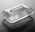 GracesDawn Facial Tissue Dispenser Box Cover Holder Modern Clear Acrylic Napkin Organizer for Bathroom, Kitchen and Office Room