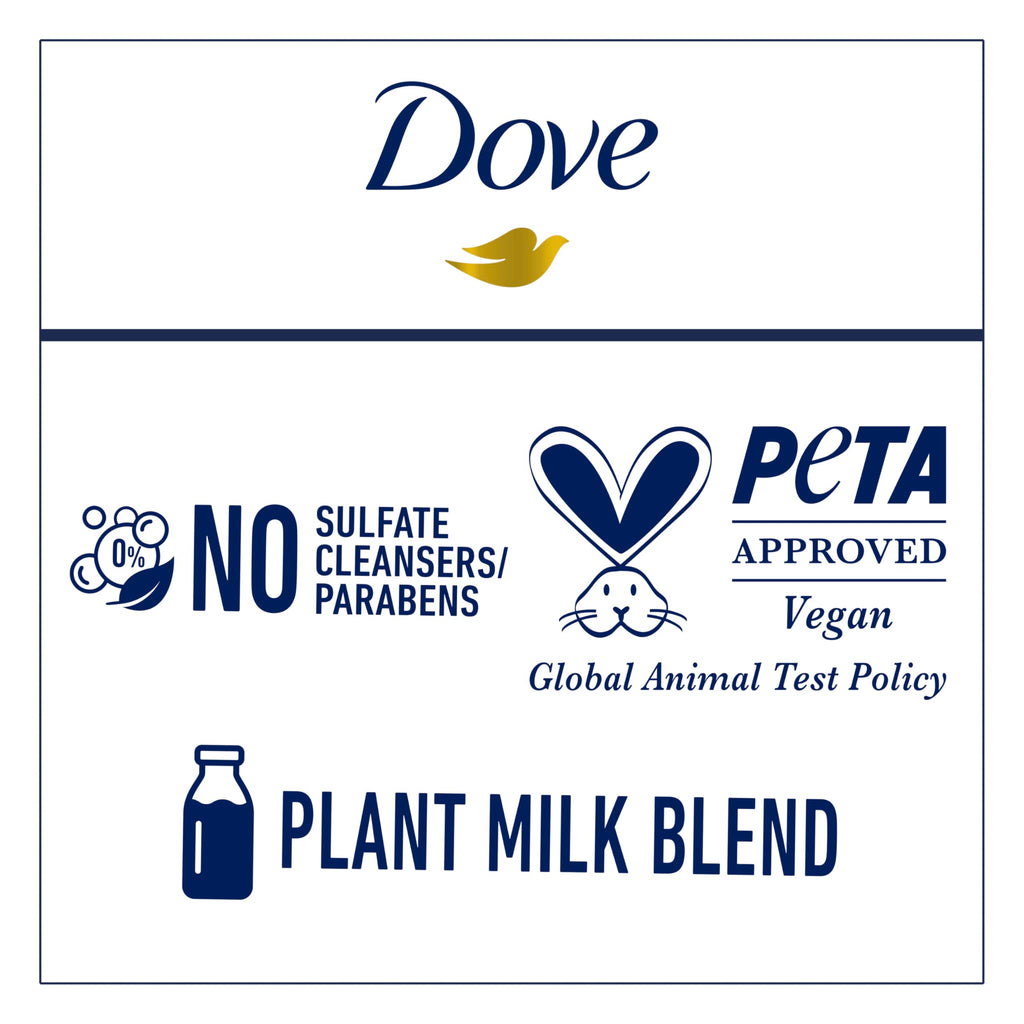 Dove Sugar Body Scrub Oat Milk & Berry Brulee For Exfoliated & 15 oz
