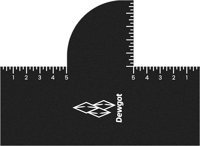 Dewgot Enhancement Card for Barbers with Measurement Indicators, Reusable Barber Hairline Shaping Tool and Color Spray Edge Line Up Tool (1PCS)