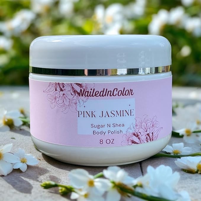 Pink Jasmine Sugar & Shea Body Polish, 8 oz