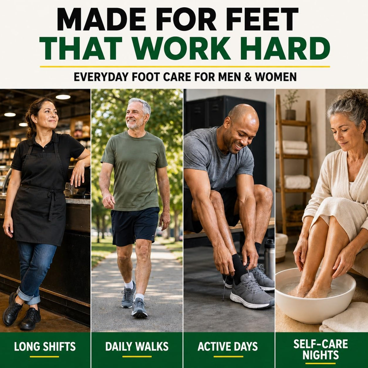 Tea Tree Oil Foot Soak for Foot Bath and Foot Soaking Tub, 16 oz