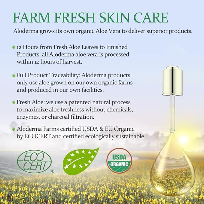 Aloderma Aloe Botanical Hydrating Mist Made with 82% Organic Aloe Vera - Soothing, Moisturizing Facial Spray with Panthenol - Refreshes, Invigorates Skin Throughout the Day, 120ml/4.23Oz (3)