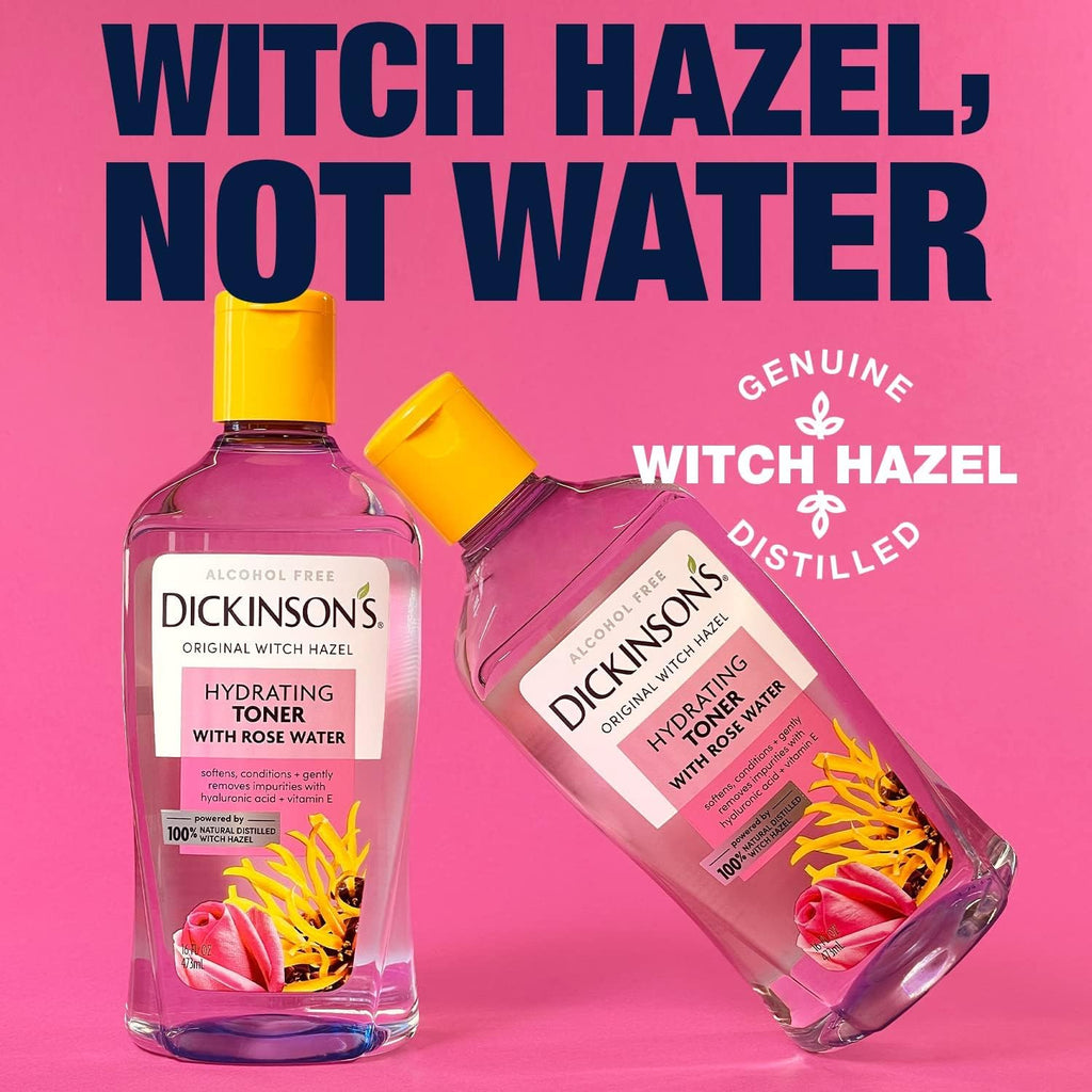 Dickinson's Witch Hazel Hydrating Toner with Rosewater | 16 Fl Oz