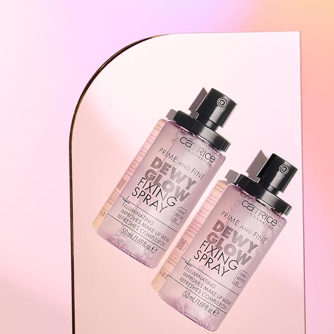 Catrice Prime & Fine Illuminating Dewy Glow Spray, Pack of 1