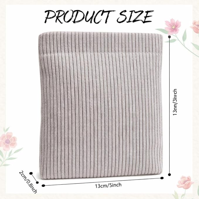 Abbylike 4 Pcs Small Makeup Bag Corduroy Cosmetic Pouch with Zipper Portable Little Bags for Purse Mini Pouch Cute Makeup Purse for Coin Essentials Items Women (Clean)