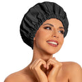 Edoneery Reusable Shower Caps for Women, Waterproof Long Hair Bonnet