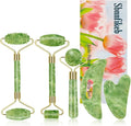 Sbnnfikeb Jade Roller & Gua Sha Set 5-in-1, Full Body Massage Tools