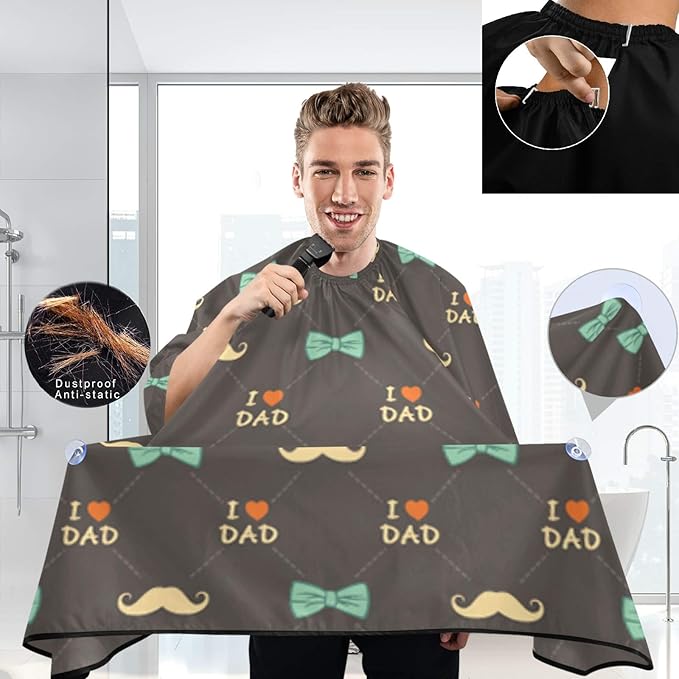 Stylish Barber Cape - Unisex Hair Cutting Apron for Men & Women