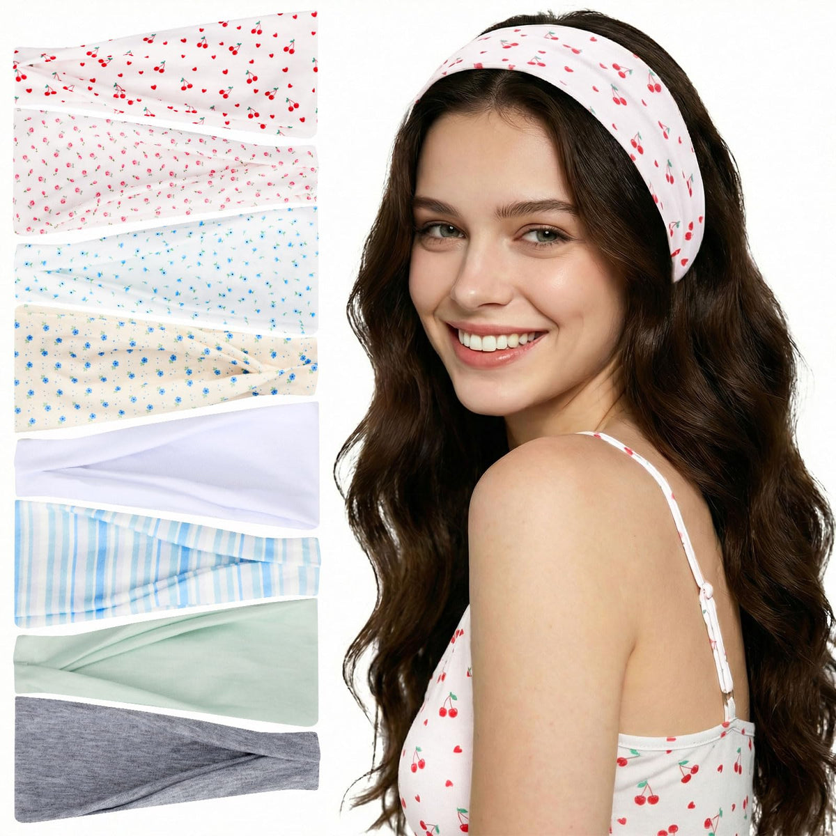 obeoby 8 Pack Headbands for Women, Boho Style Headbands Nurses Week Gifts