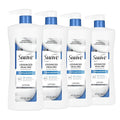 Suave Advanced Healing Hand & Body Lotion for Women, With Ceramides for Very Dry Skin, Hydrating, Non-Greasy Feel, Allergen-Free Moisturizing Cream, Lightly Scented, 28 fl oz Pump, 4 Pack