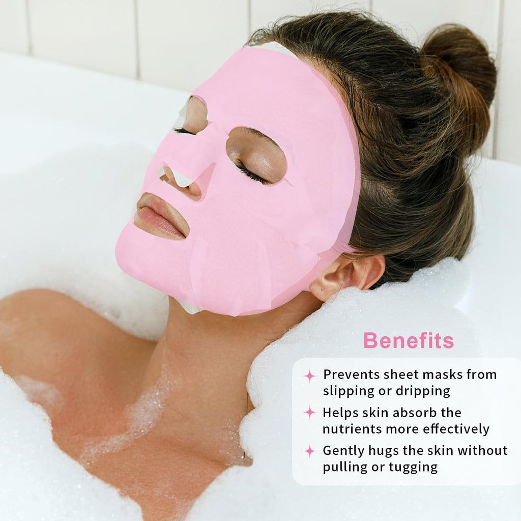 CONBELLA Reusable Ice Face Mask Set - Hot & Cold Therapy for Migraine, Wisdom Tooth Pain, Puffiness Relief with 2 Silicone Covers, Cooling Gel Pad for Swelling