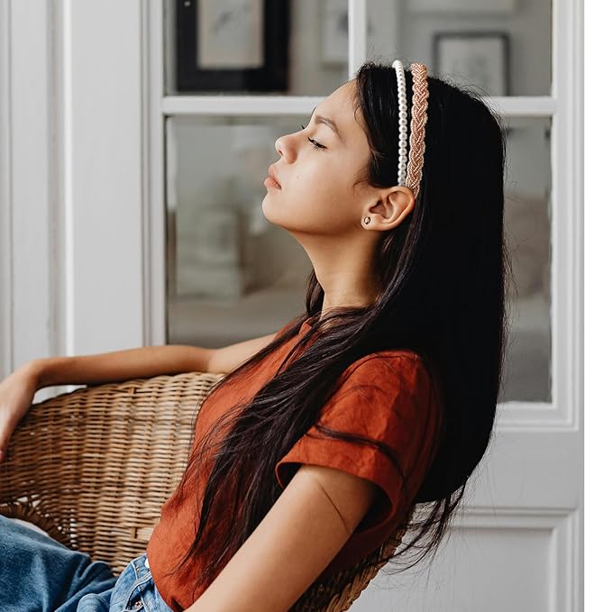 DOXISHRUKY 7pc Headbands for Women Trendy Women Headbands Set, Non Slip Head Bands for Women's Hair Diademas Para Mujer De Moda