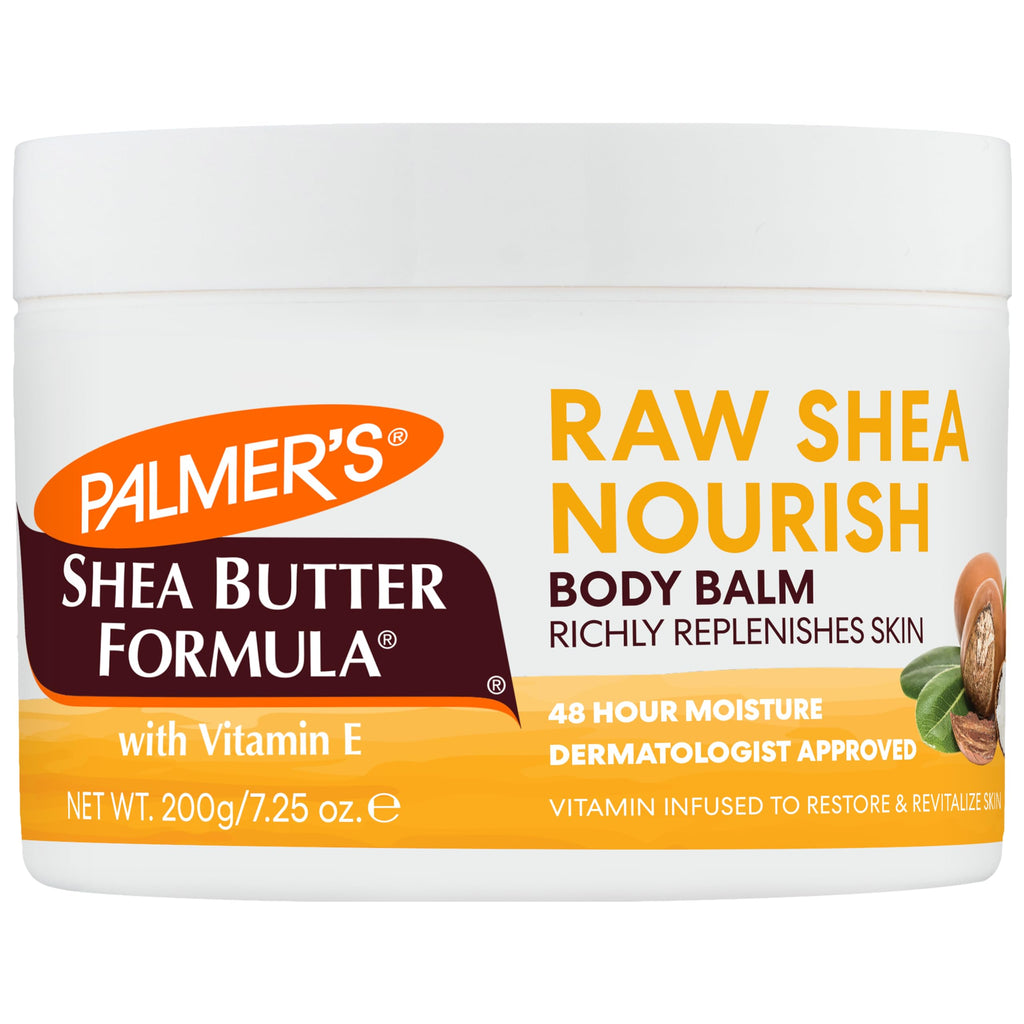 Palmer's Raw African Shea Body Butter, Dry Skin Moisturizer (7.25 Oz)