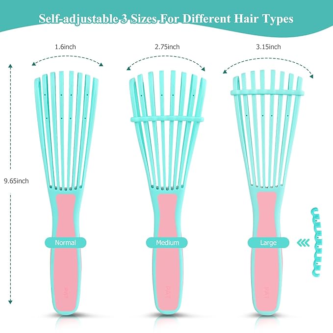 URTHEONE Detangling Brush for Black Natural Hair, 3A-4C Curly Afro Brush