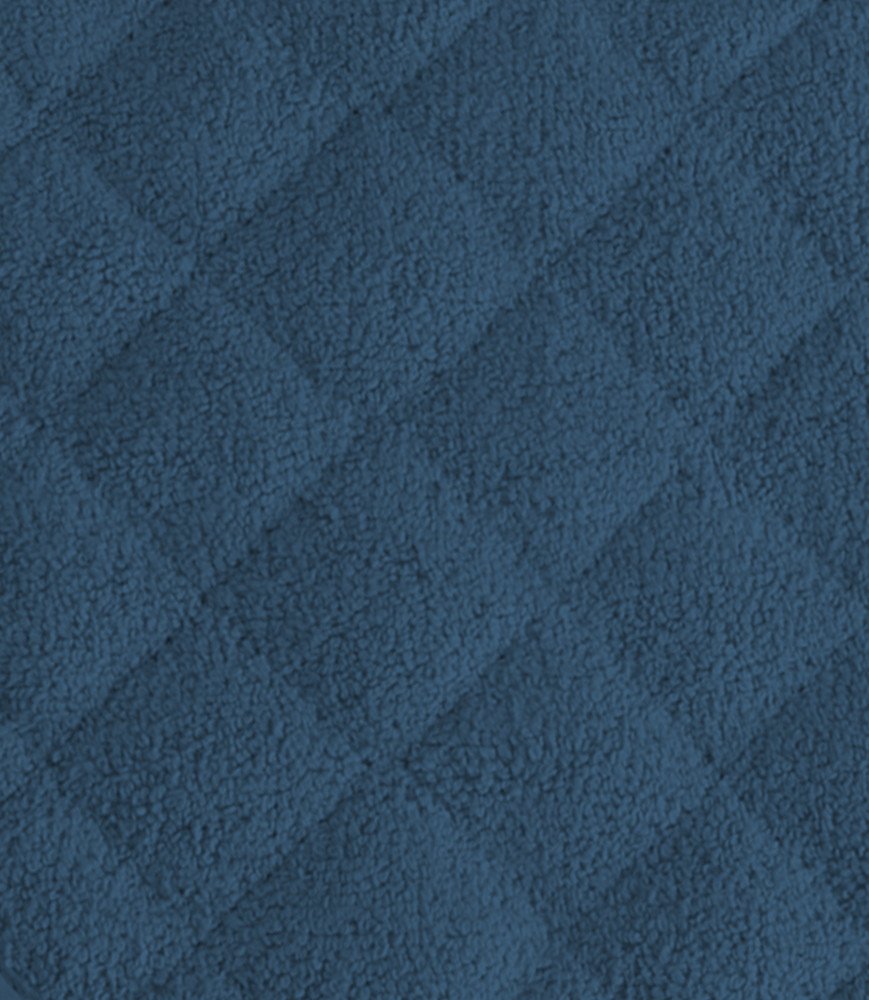 DII Basic Terry Collection Quilted 100% Cotton, Potholder, Blue, 3 Piece