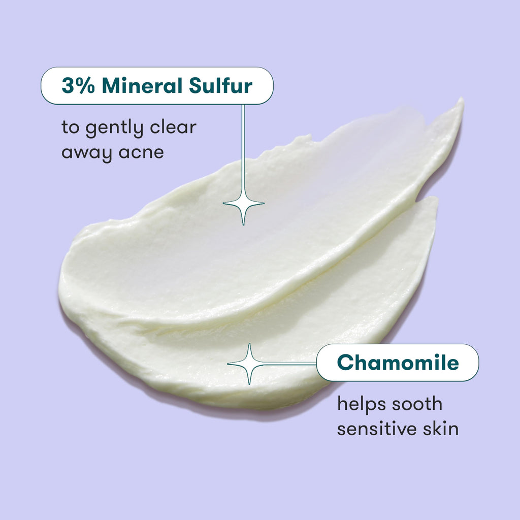 Proactiv Clean Mineral Acne Cleanser- Sulfur Acne Treatment Face Wash for Sensitive Skin- Gentle Daily Acne Cream Facial Cleanser with Soothing Chamomile- 6oz