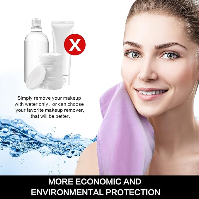 SINLAND Microfiber Facial Cloths Fast Drying Washcloth 12inch x 12inch Light purple 6 pack