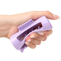 Mello Medium Hair Clip - Flexible Comfort Hair Claw for Women, Strong Hold for Thick & Thin Hair Styling, Durable Material, Matte Non-Slip Finish, Made in Korea, Patent Pending (Purple, Medium)