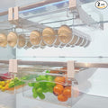 URALFA 2PCS Fridge Drawer Organizer and Egg Holder For Refrigerator