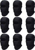 SATINIOR 9 Pack Ski Mask for Men Balaclava Full Face Shiesty Mask Breathable Summer Windproof Hood for Motorcycle Snowboard