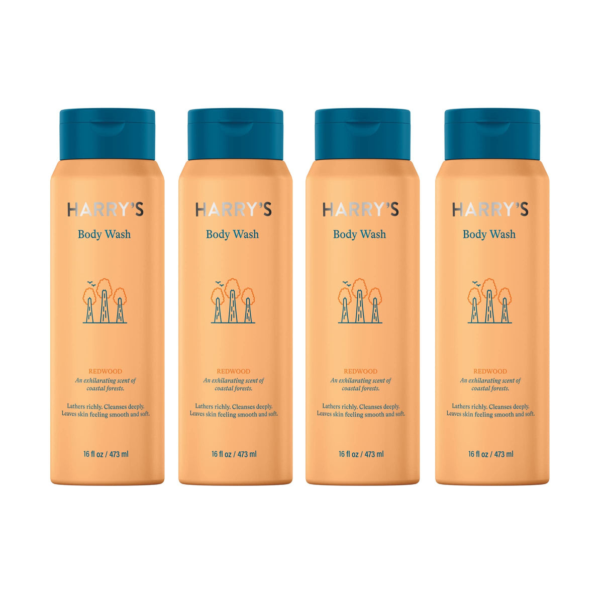 Harry's Men's Body Wash Variety Pack - 16 Fl oz (4 Pack)