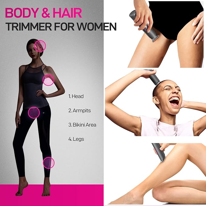 Manscape Body Hair Trimmer for Men, Waterproof Cordless Mens Beard Trimmer