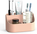 5 Slots Countertop Plastic Toothpaste and Toothbrush Holder for Bathroom