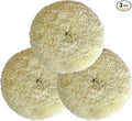 Wool Buffing Pad Kit 5" 3PCS 100% Natural Wool Car Auto Hook and Loop Grip Buffing Pad for Compound Cutting & Polishing for Car,Boats, Trucks and RVs Polishing Motorcycle Washing Machine
