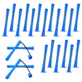 20 Pcs Perm Rods For Short Hair Small Plastic Hair Perming Rods And Rollers Curling Roller Perm Rod Medium For Long Hairs (Blue, 0.35 Inches)