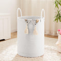 Artfeel Laundry Basket,Woven Cotton Rope Laundry Hamper,60L for Decorative Storage of Dirty Clothes,Toys and Blankets in Bathroom,Baby Room and Living Room