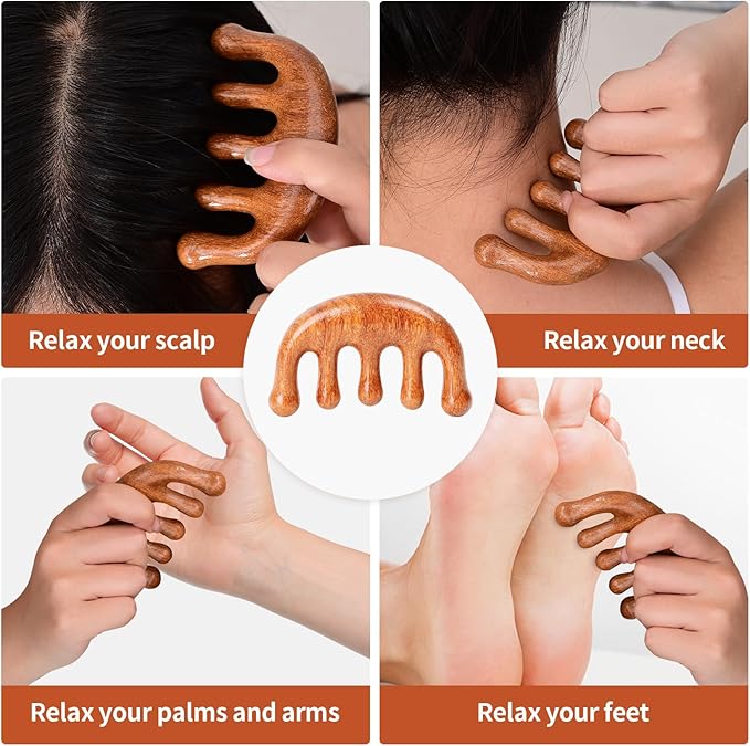 NXCYLW 3-in-1 Wood Therapy Massage Tools Wooden Lymphatic Drainage Massager Maderoterapia Kit, Anti Cellulite Complete Body Sculpting Tools for Muscle Pain Relief, Body Contouring and Shaping