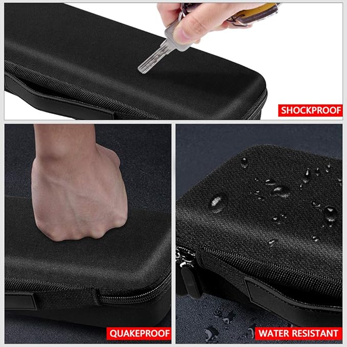 Comecase Clipper Blade Case Holder Organizer, Hard EVA Travel Carrying Storage for Wahl/for Andis/for Oster A5 Detachable Blades, Holds 12 Blades for Barbers and Pet Groomers (Box Only)