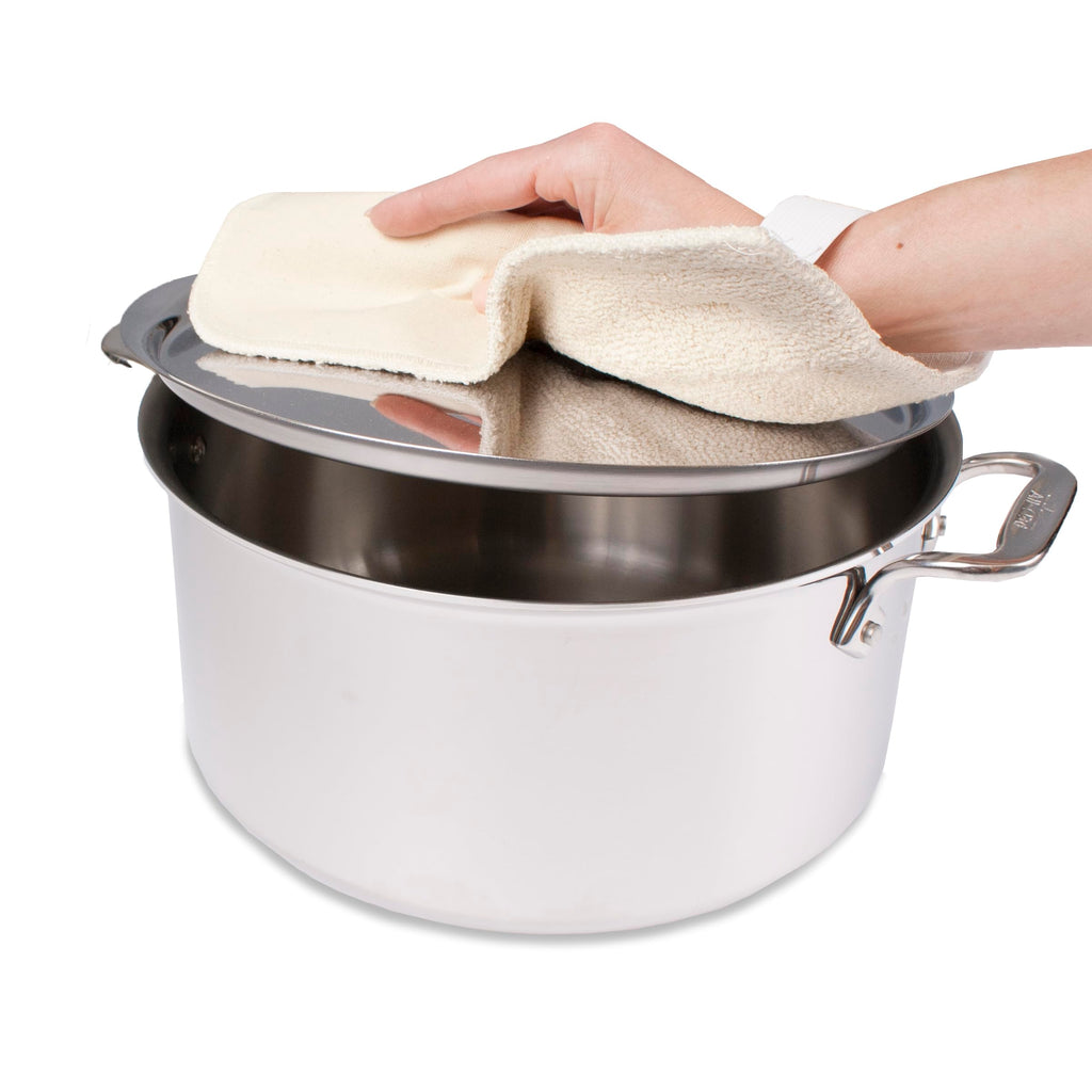RITZ Food Service CLPG1-12P Terry Hot Pad Pot Holder with Steam Barrier,Commercial Product, 8" x 11", Set of 24, Beige