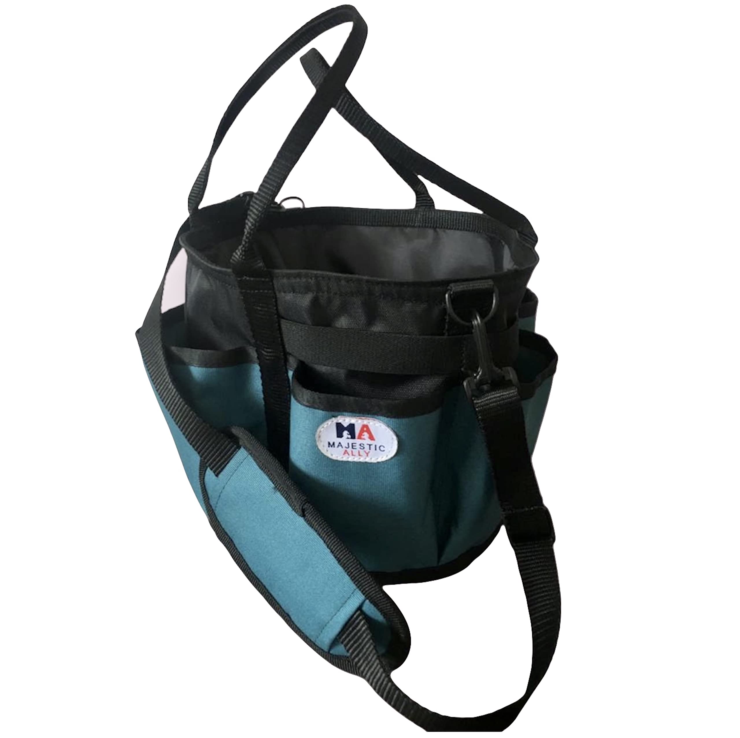 Majestic Ally horse Grooming Organizer Tote Bag (Hunter Green)