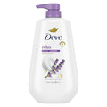 Dove 24hr Lotion Body Wash Relax Lavender Oil & Chamomile, 30.6 oz | Hydrating body wash with MicroMoisture and a calming lavender and chamomile scent