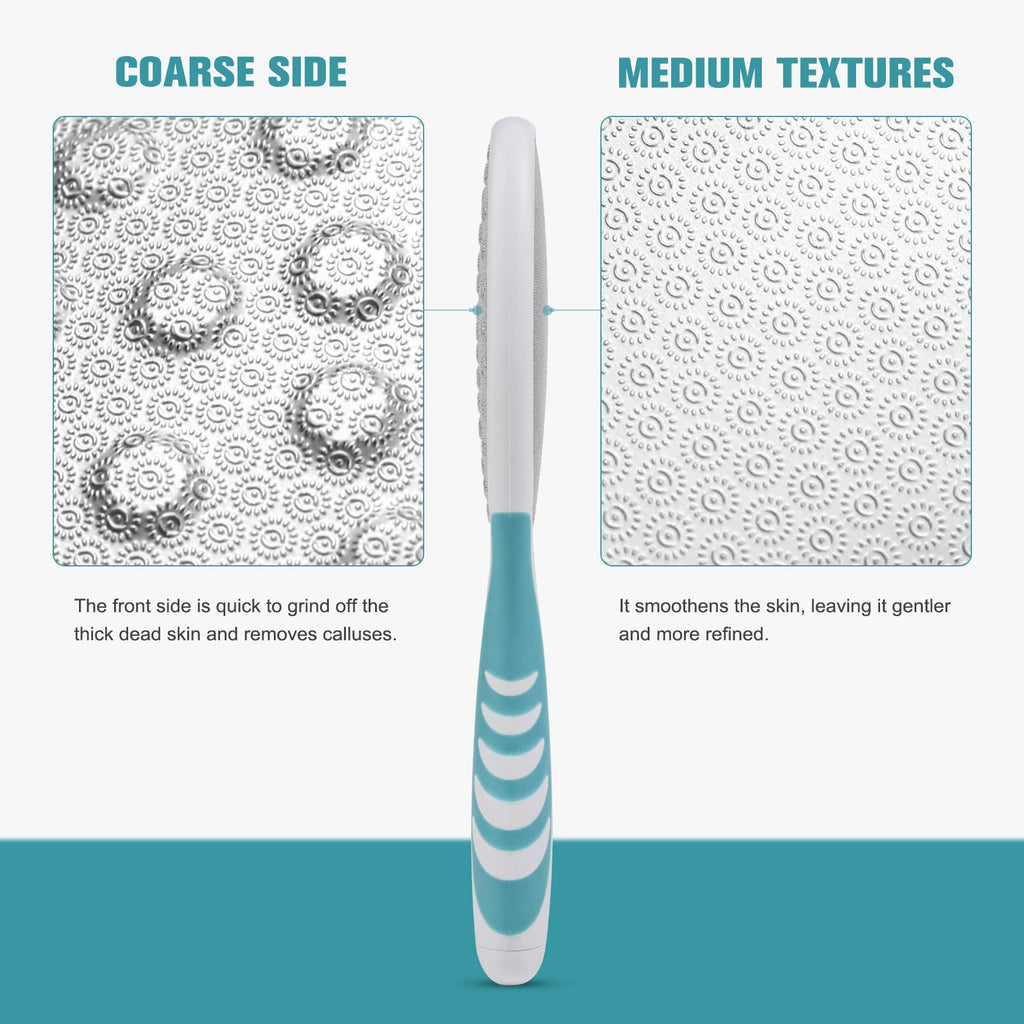 FVION Foot File Callus Remover Cracked Heel Shaver – Double Sided Pedicure File/Foot Scraper for Wet and Dry Feet