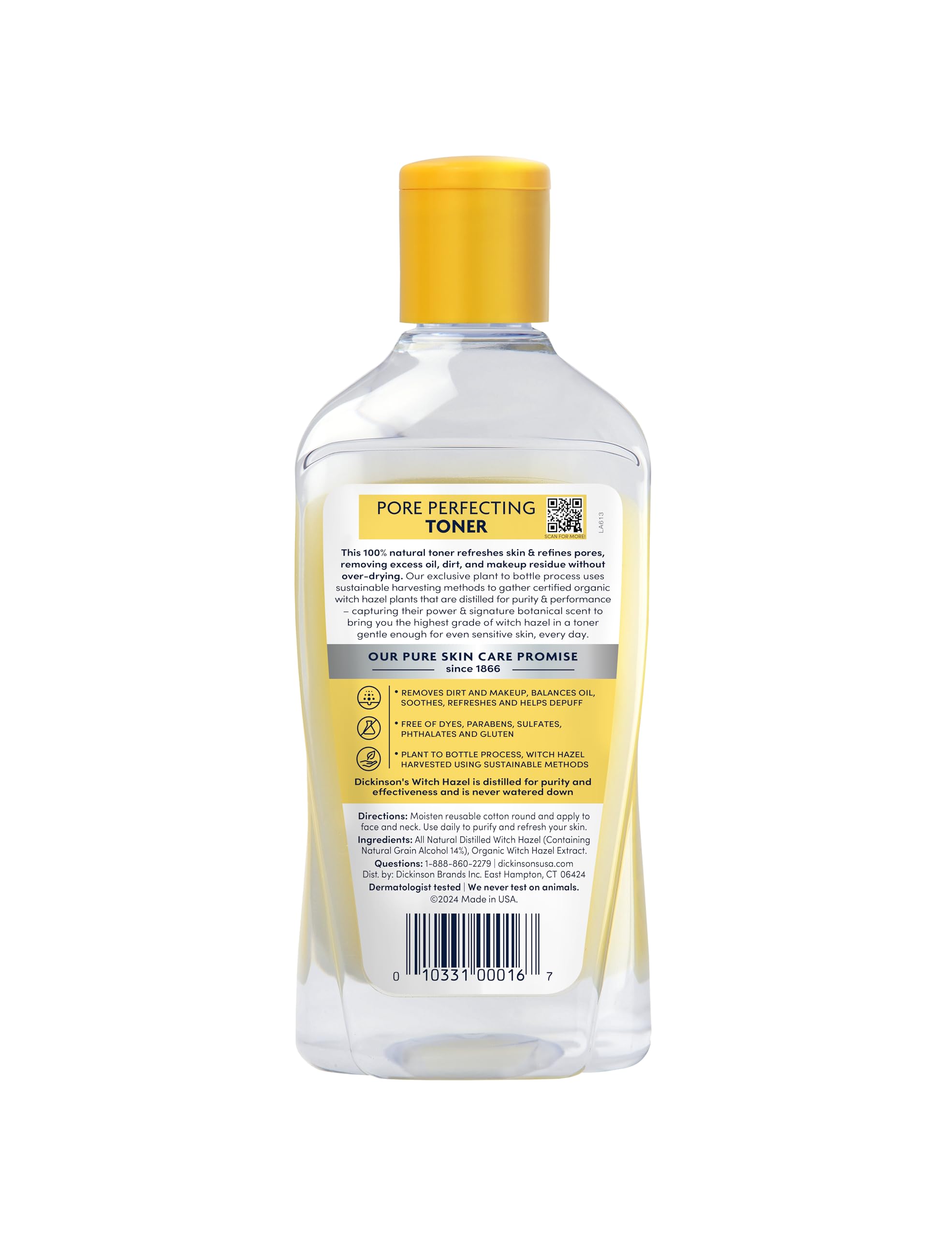 Dickinson's Witch Hazel Pore Perfecting Toner | 16 Fl Oz