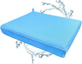 Gwremzlox Shower Seat Cushion,Thickened Shower Chair Cushion 4D Air Fiber Material,Machine Washable and Fast Drying Suitable for Shower Seats Bathtub Baths, Poolside & Rest Dressing Room Seats，Blue