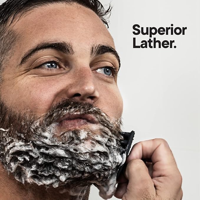 TOOLETRIES Silicone Beard Scrubber for Men, Beard Brush - Charcoal