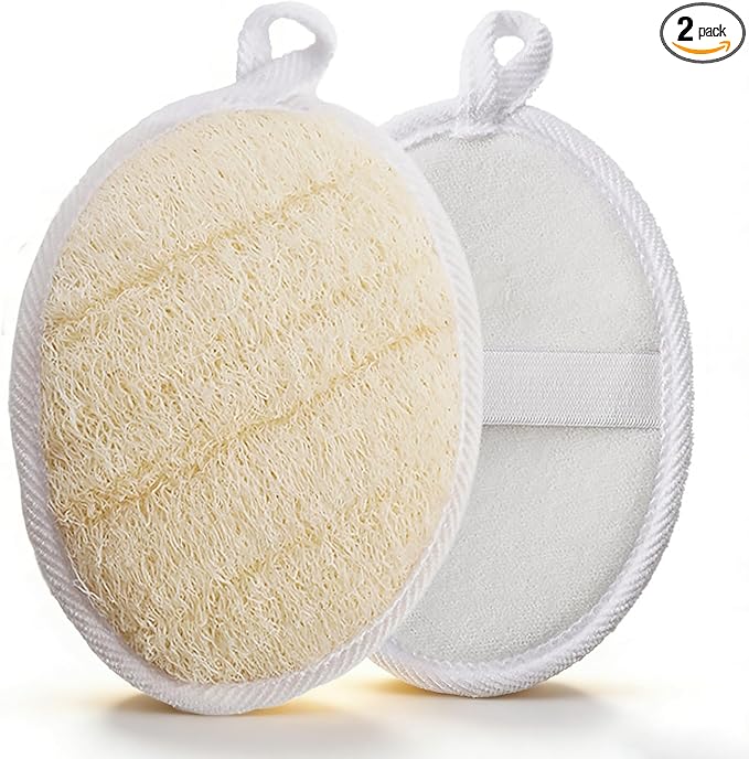 Loofah for Men,Loofah for Women,Bath Body Scrubber, 2 Pack Shower Loofah Sponge