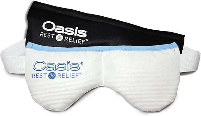 OM8000 - Oasis Rest & Relief™ Hot and Cold Therapy Adjustable Eye Mask | Soothing Relief | Compress for Dry Eyes