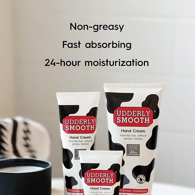 UDDERLY SMOOTH NonGreasy Hand and Body Moisturizer Cream Bundle 1 Kit, 3 Count