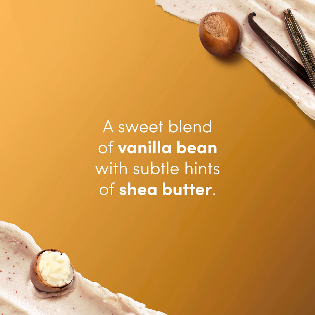Dove Vanilla Sugar & Shea Butter Body Scrub Exfoliates and Deeply 15 oz